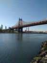 New York City Transportation, Queensboro Bridge, NYC, NY, USA Royalty Free Stock Photo