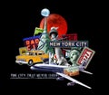 New York City Travel Collage Royalty Free Stock Photo