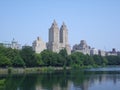 New York City from Turtle Lake in Central Park