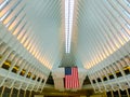 New York City, United States of America - May 01, 2016: The Oculus in the World Trade Center Transportation Hub Royalty Free Stock Photo