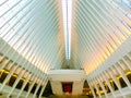 New York City, United States of America - May 01, 2016: The Oculus in the World Trade Center Transportation Hub Royalty Free Stock Photo
