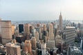 New York city, United States. Panoramic view of Manhattan skylin Royalty Free Stock Photo