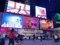 New York City / United States - 04.06.2022: Time Square at night - image Royalty Free Stock Photo