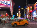 New York City / United States - 04.06.2022: Time Square at night - image Royalty Free Stock Photo