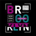 New york city urban t shirt design graphic typography, vector illustration