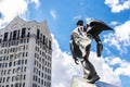 Statue of Adam Clayton Powell Jr. in Harlem, New York City, USA Royalty Free Stock Photo