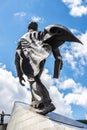 Statue of Adam Clayton Powell Jr. in Harlem, New York City, USA Royalty Free Stock Photo