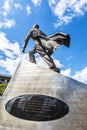 Statue of Adam Clayton Powell Jr. in Harlem, New York City, USA Royalty Free Stock Photo