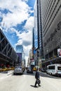 The New York Times headquarters in New York City, USA