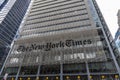 The New York Times headquarters in New York City, USA