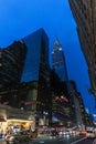 Pershing Square at night in New York City, USA Royalty Free Stock Photo