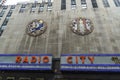 Radio city hall at NBC Studios in Manhattan, New York City, USA Royalty Free Stock Photo