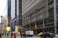 The New York Times newspaper headquarters building in Eighth Avenue; 40th & 41st Street exterior daylight view