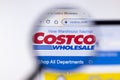 New York City, USA - 5 February 2020: Costco website page close up, Illustrative Editorial