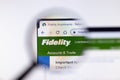 New York City, USA - 5 February 2020: Fidelity website page close up, Illustrative Editorial