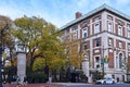 Gate to enter the campus of Columbia University Royalty Free Stock Photo