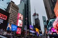 New York City, USA - July 09, 2023: Times Square of midtown manhattan in new york downtown. ny city street with