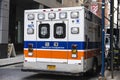 Ambulance car of New York Presbyterian in New York City, USA Royalty Free Stock Photo