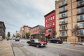 Broadway Street in Williamsburg, one of Brooklyn boroughs.