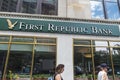 Bank branch of First Republic Bank in New York, USA