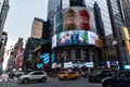 New York City, USA - July 09, 2023: Times Square of midtown manhattan in new york downtown. ny city street with Royalty Free Stock Photo