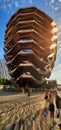New York City, USA - July 22, 2023: the Vessel architectural landmark in new york