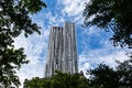 New York City / USA - JUN 20 2018: New York by Gehry in the Financial District of Lower Manhattan in New York City