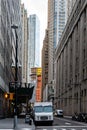 New York City / USA - JUN 20 2018: Skyscraper in the Financial D