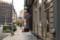 New York City / USA - JUN 27 2018: TriBeCa streets, and building Royalty Free Stock Photo