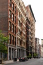 New York City / USA - JUN 27 2018: TriBeCa streets, and building Royalty Free Stock Photo