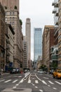 New York City / USA - JUN 27 2018: TriBeCa streets, and building Royalty Free Stock Photo