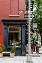 Picturesque restaurant in Greenwich Village, New York Royalty Free Stock Photo