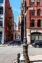 Scenic view of Staple Street in New York Royalty Free Stock Photo