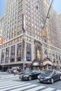 New York City, USA - June 7, 2017: Times Square activity at sunset Royalty Free Stock Photo