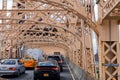 New York City, USA - June 7, 2017: Traffic jam in Queensboro Bridge