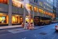 New York City, USA - June 7, 2017: View of chrysler building at sunset from 42st Royalty Free Stock Photo