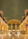 New York City, USA - June 12, 2017: View of the Grand Central Station at night Royalty Free Stock Photo