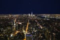 New York City, USA - June 12, 2017: View of the Grand Central Station at night Royalty Free Stock Photo