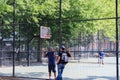 New York City, USA - June 10, 2017: The West Fourth Street Courts, also known as