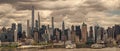 New York City, USA - May 05, 2023: metropolitan city skyline of manhattan, new york with skyscraper architecture Royalty Free Stock Photo