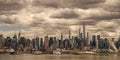 New York City, USA - May 05, 2023: midtown manhattan skyscrapers on hudson river skyline and horizon, nyc Royalty Free Stock Photo