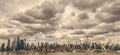 New York City, USA - May 05, 2023: panoramic view on manhattan midtown skyscraper cityscape on skyline of nyc with Royalty Free Stock Photo