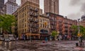 New York City-51st St & 9th Avenue Royalty Free Stock Photo