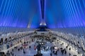 New York City, USA - November 26, 2023: Westfield World Trade Center city mall with people inside. Manhattan new york Royalty Free Stock Photo