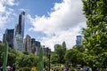 New York City USA Skyline central Park trees 4 Royalty Free Stock Photo