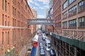 New York City W15th street Chelsea Market view, Meatpacking district NYC Royalty Free Stock Photo