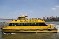 New York City Water Taxi in East River. Royalty Free Stock Photo