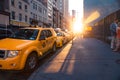 New York City Yellow Taxi Royalty Free Stock Photo