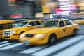 New York city, Yellow Taxi Royalty Free Stock Photo