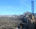 New York cityscape at Columbus Circle, NYC. Royalty Free Stock Photo